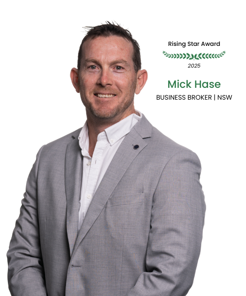 Photo of Mick Hase of Northern NSW - 2025 Rising Star Broker of the Year at Morgan Business Sales